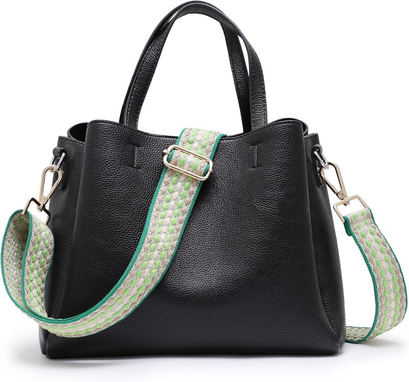 S-Jacorry Purse Strap Replacement Crossbody Wide Shoulder Strap Adjustable Canvas Straps Handbag Strap Replacement Belts - Image 3